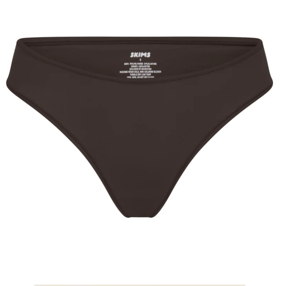 SKIMS Fits Everyone Cheeky Brief Espresso Color Size M